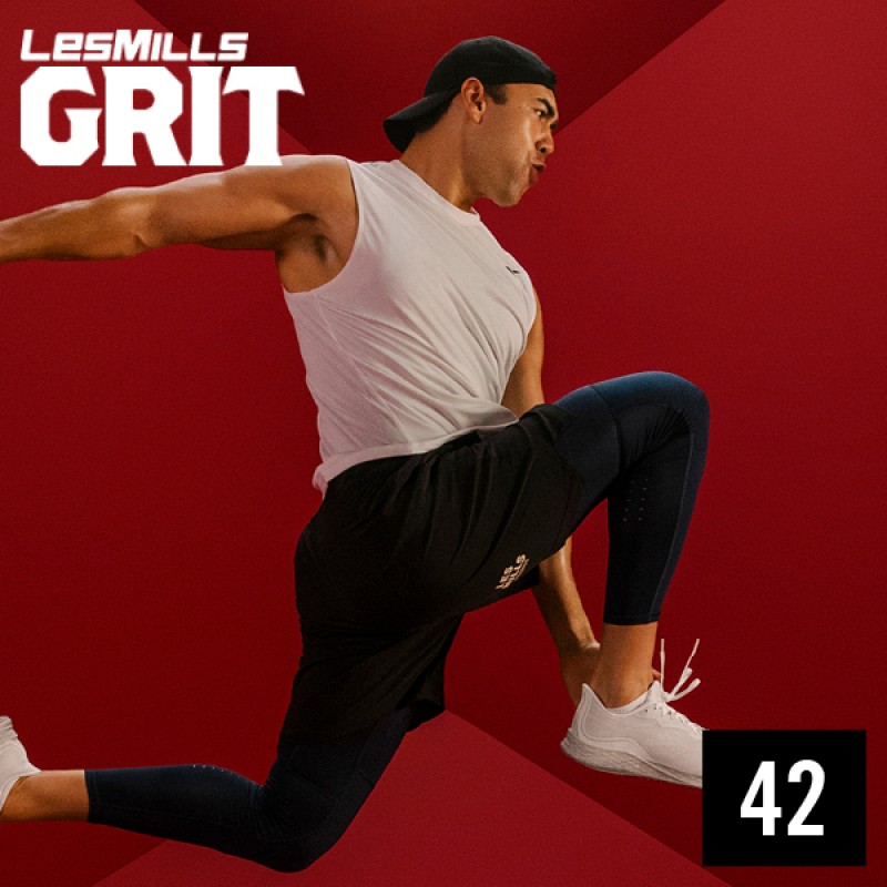 Hot sale LesMills Q4 2022 GRIT Cardio 42 New Release CA42 DVD, CD & Notes